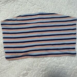 Garage Striped Tube Top